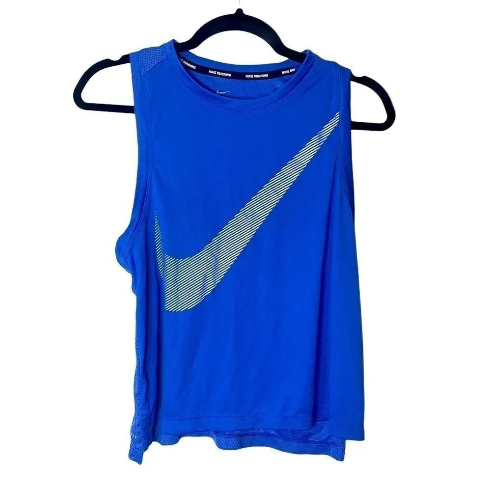 Nike small running top Cobalt blue with Nike logo (J1)